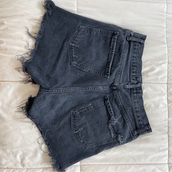 AGOLDE Dee High Waisted Shorts in "Exhibit" - Picture 8 of 11